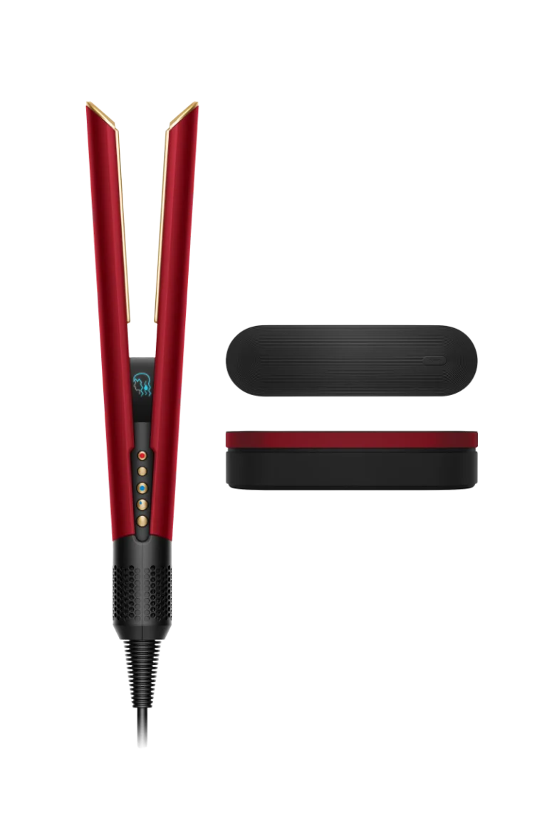 Dyson HT01 Airstrait Straightener Red Velvet Gold