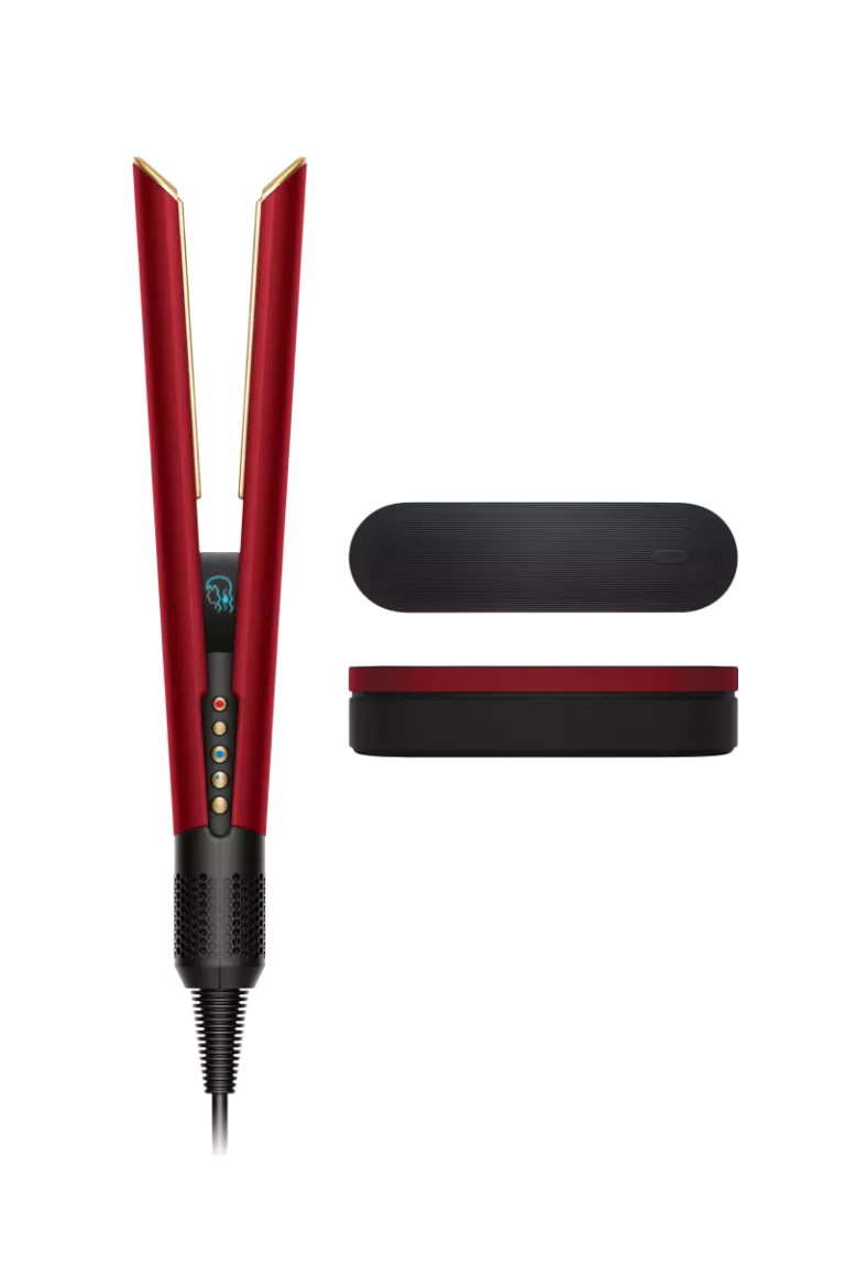 Dyson HT01 Airstrait Straightener Red Velvet Gold
